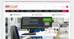 Desktop Screenshot of domize.si